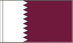 Qatar Hand Waving Flags